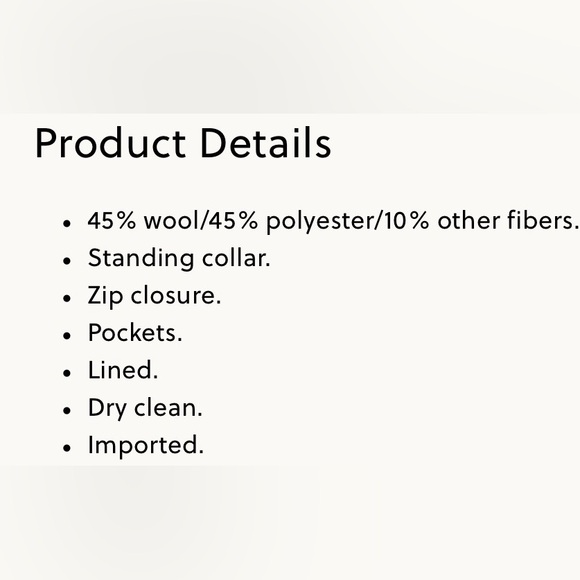 J.Crew Factory button neck city coat - Picture 13 of 13